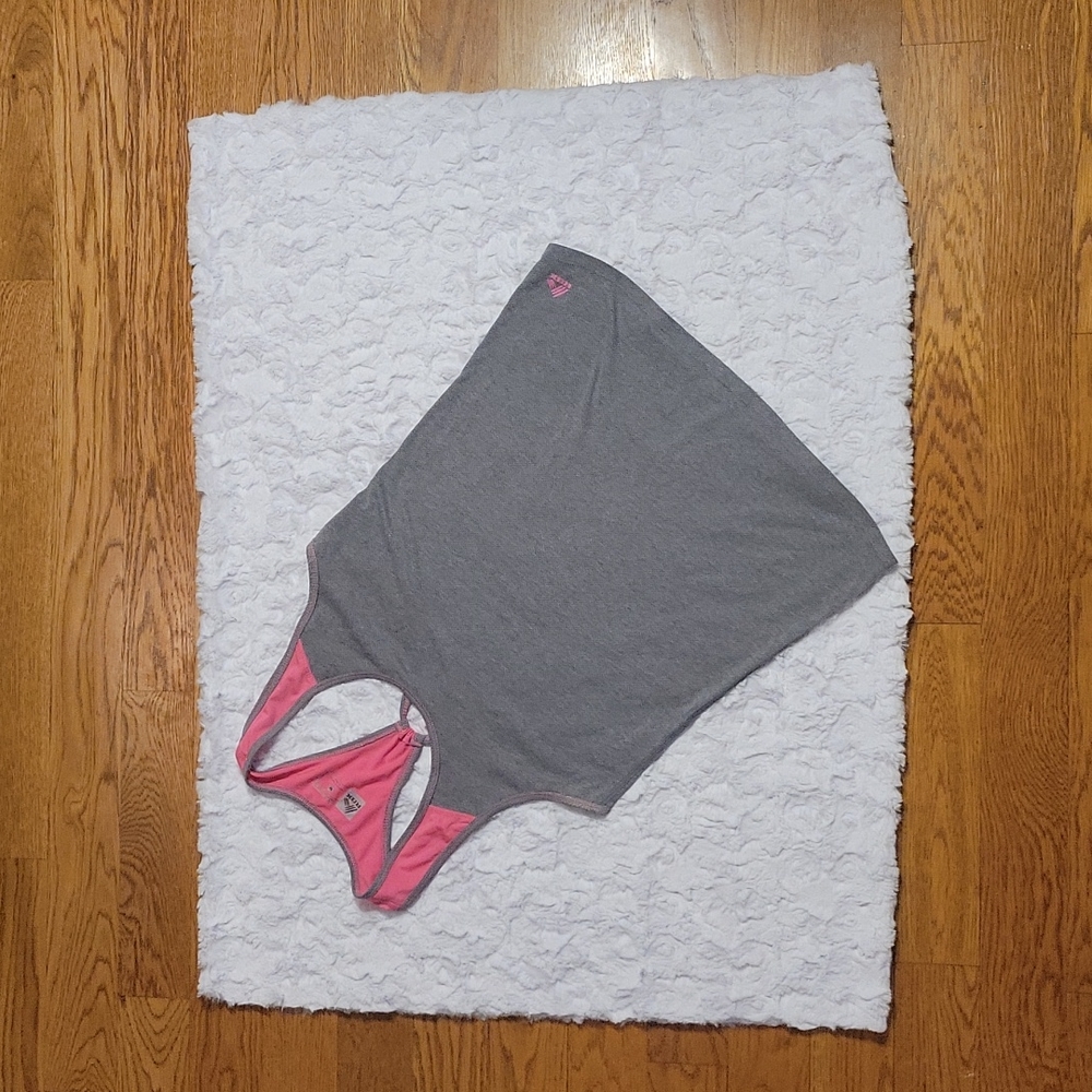 RBX Gray & Pink Athletic Tank Top, Women's Medium, Decent Condition!